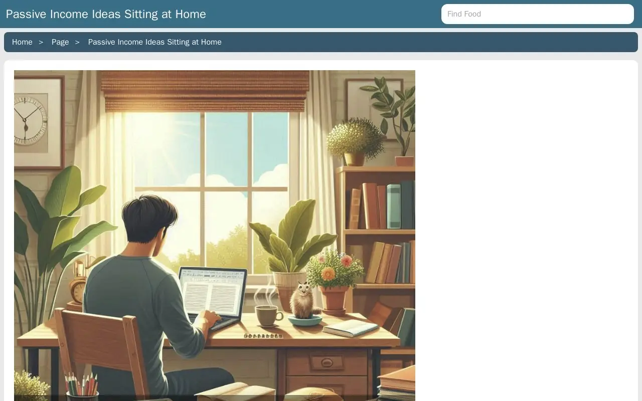 Landing page screenshot