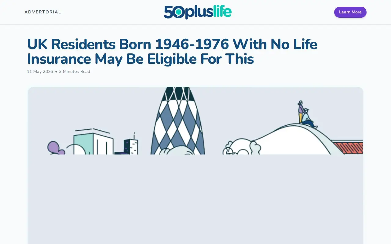 Landing page screenshot