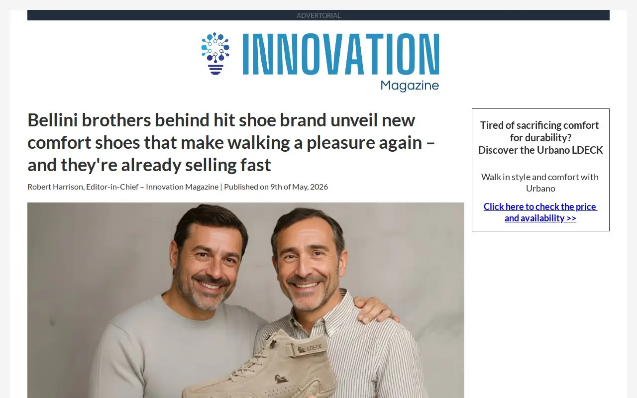 Landing page screenshot