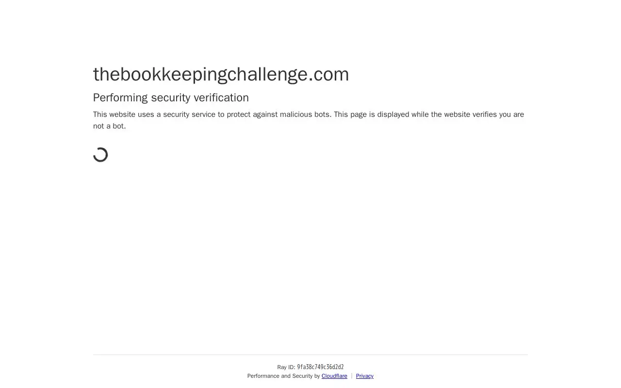 Landing page screenshot