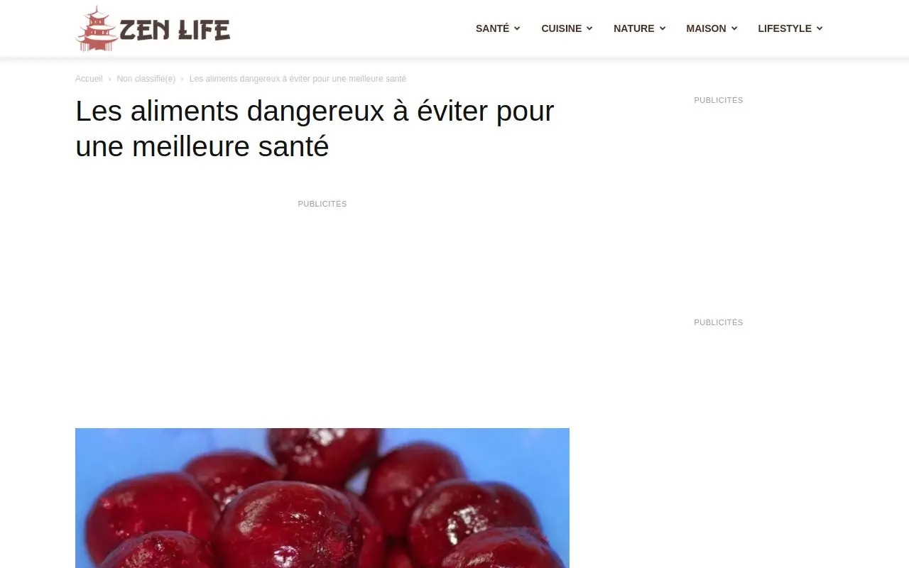 Landing page screenshot
