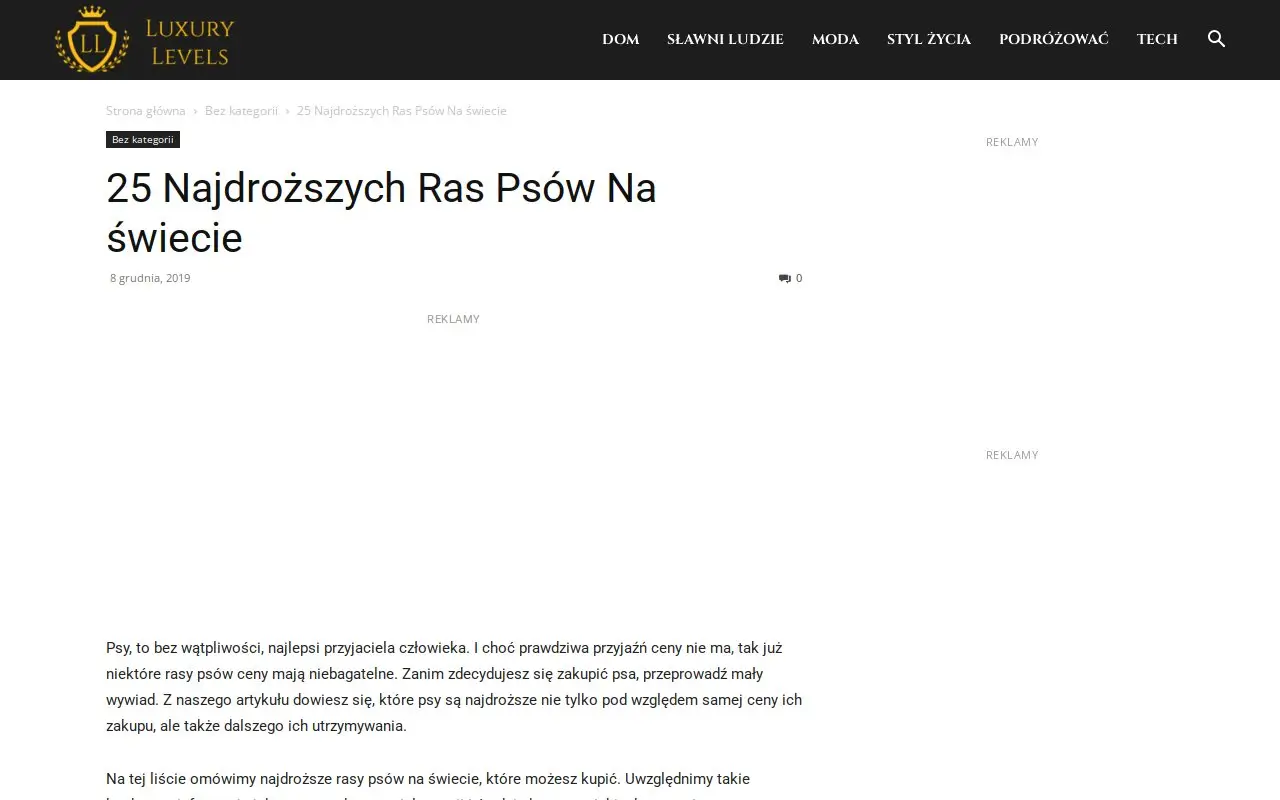 Landing page screenshot