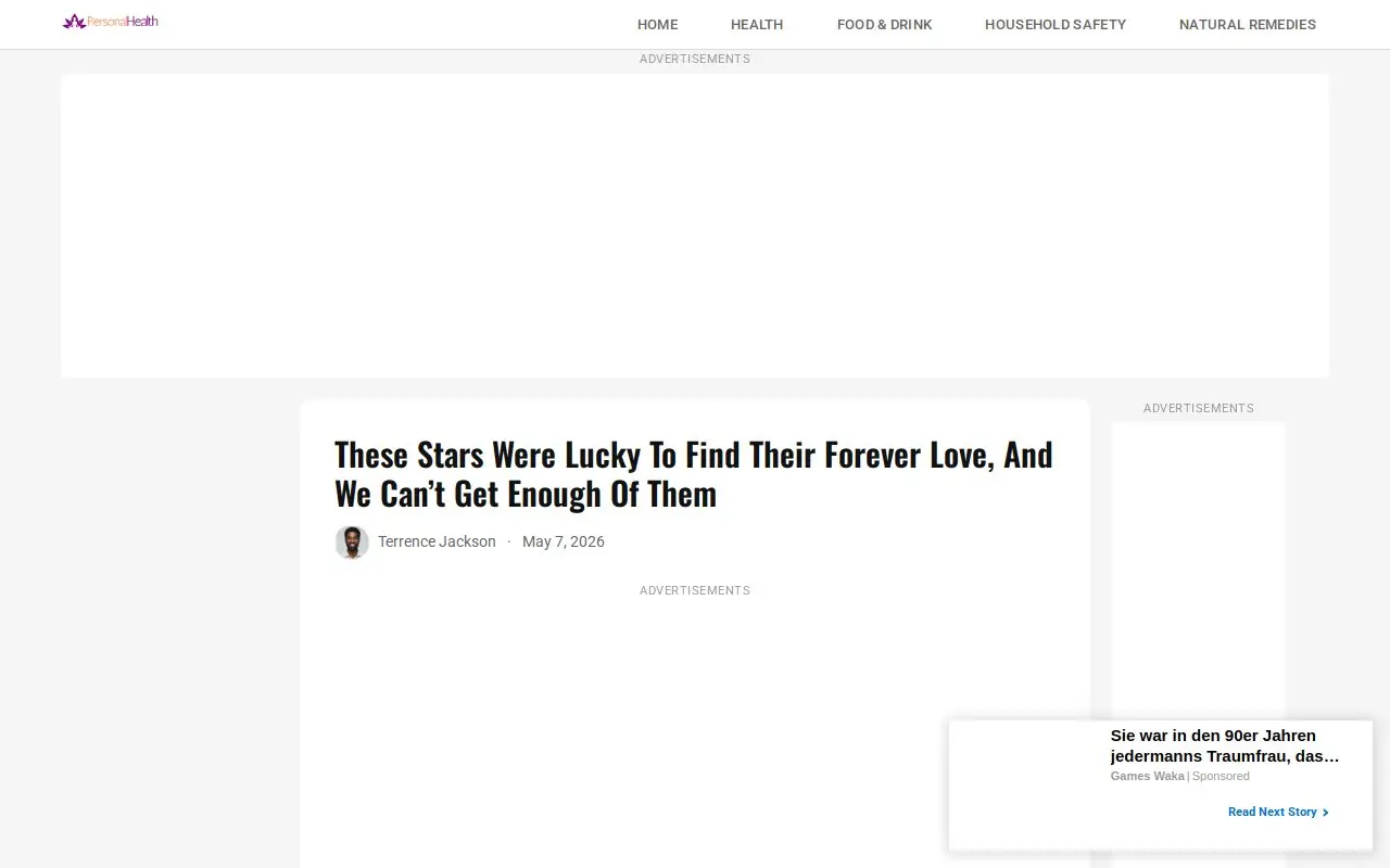 Landing page screenshot