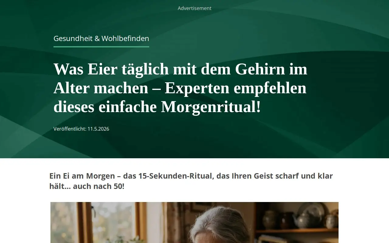 Landing page screenshot