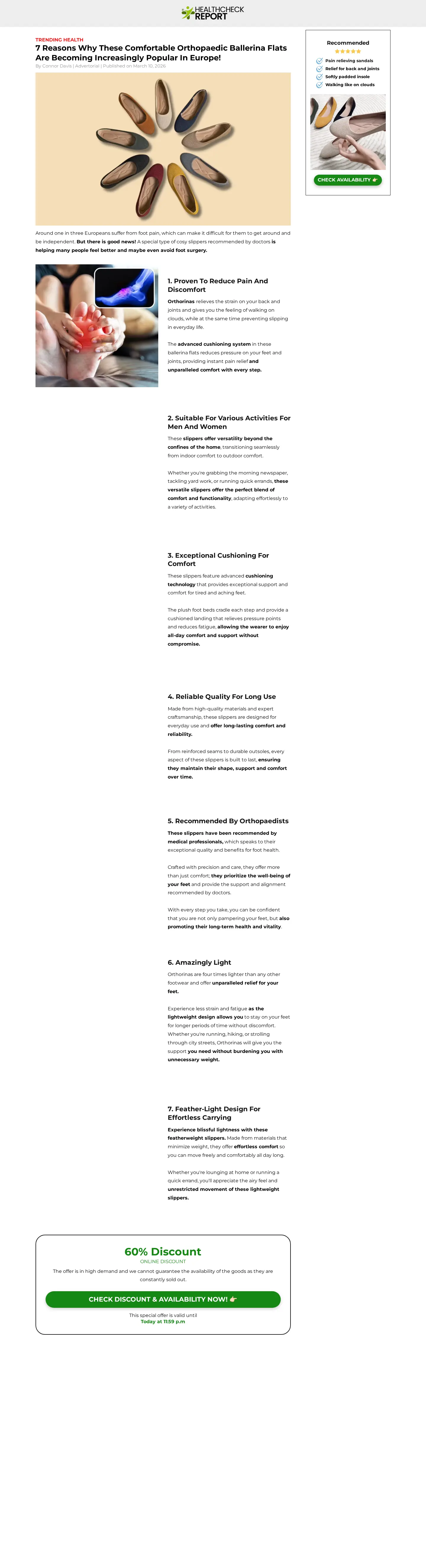Landing page screenshot