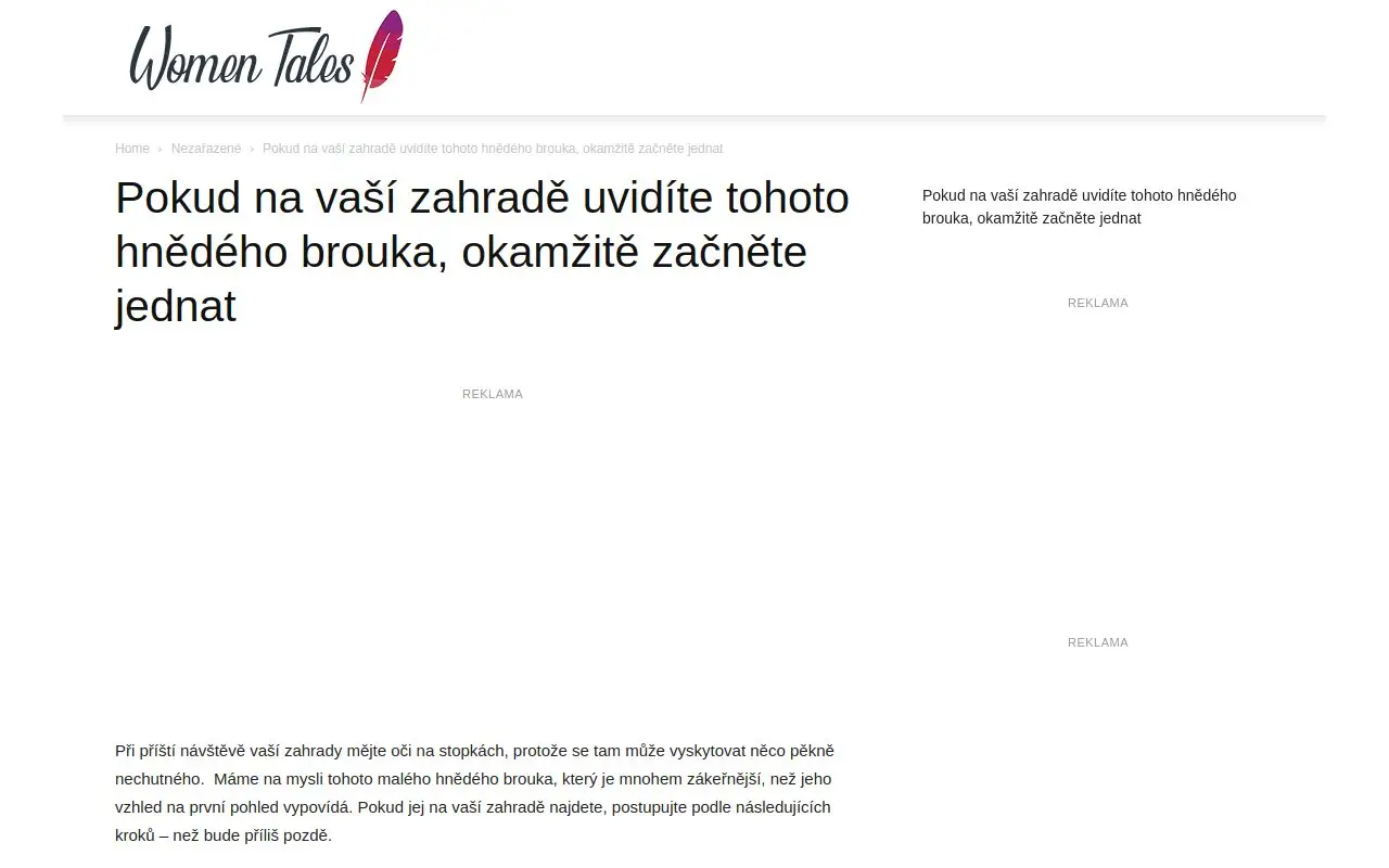 Landing page screenshot