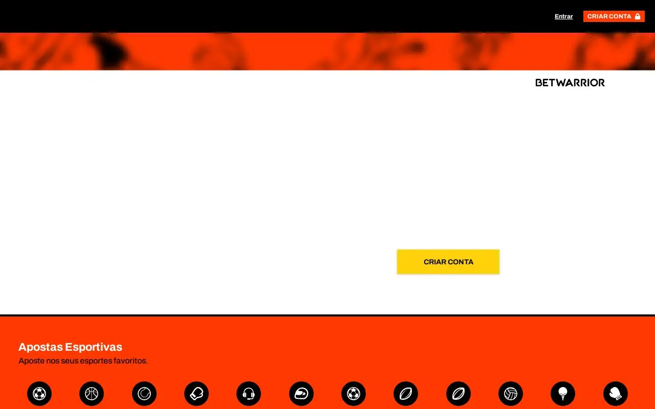 Landing page screenshot