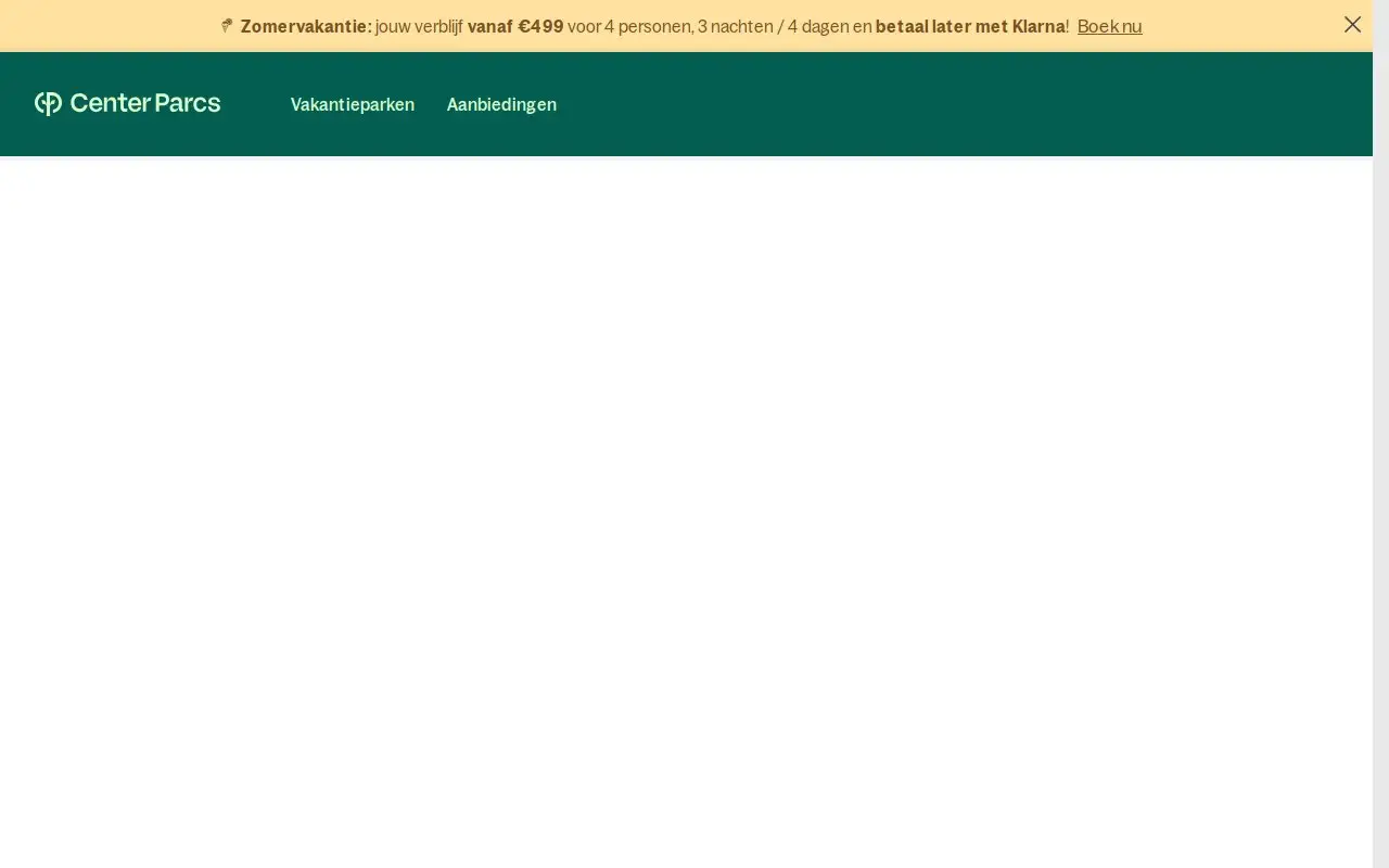 Landing page screenshot