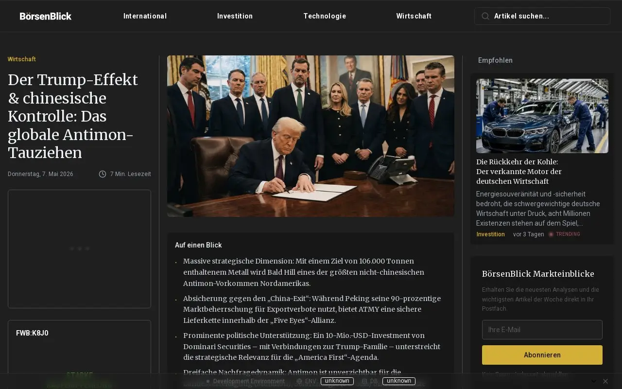 Landing page screenshot