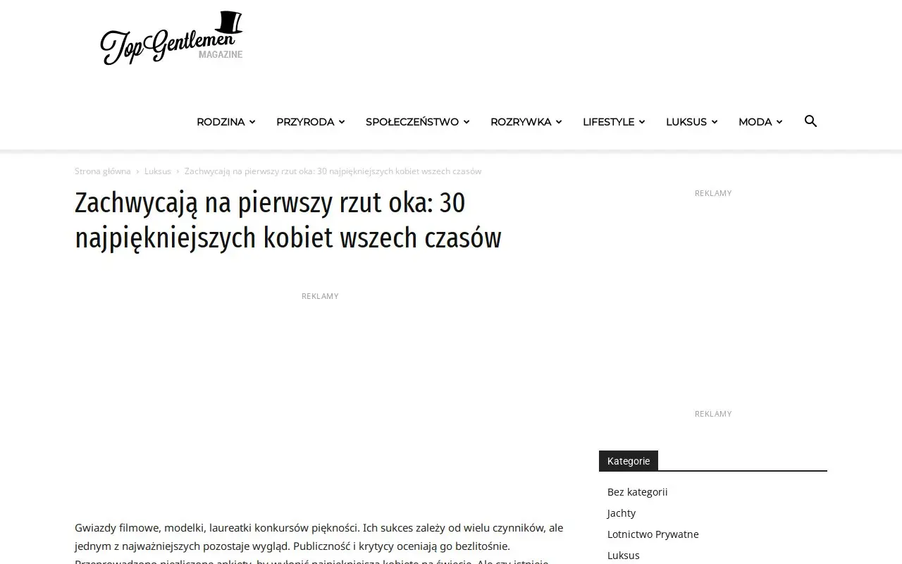 Landing page screenshot