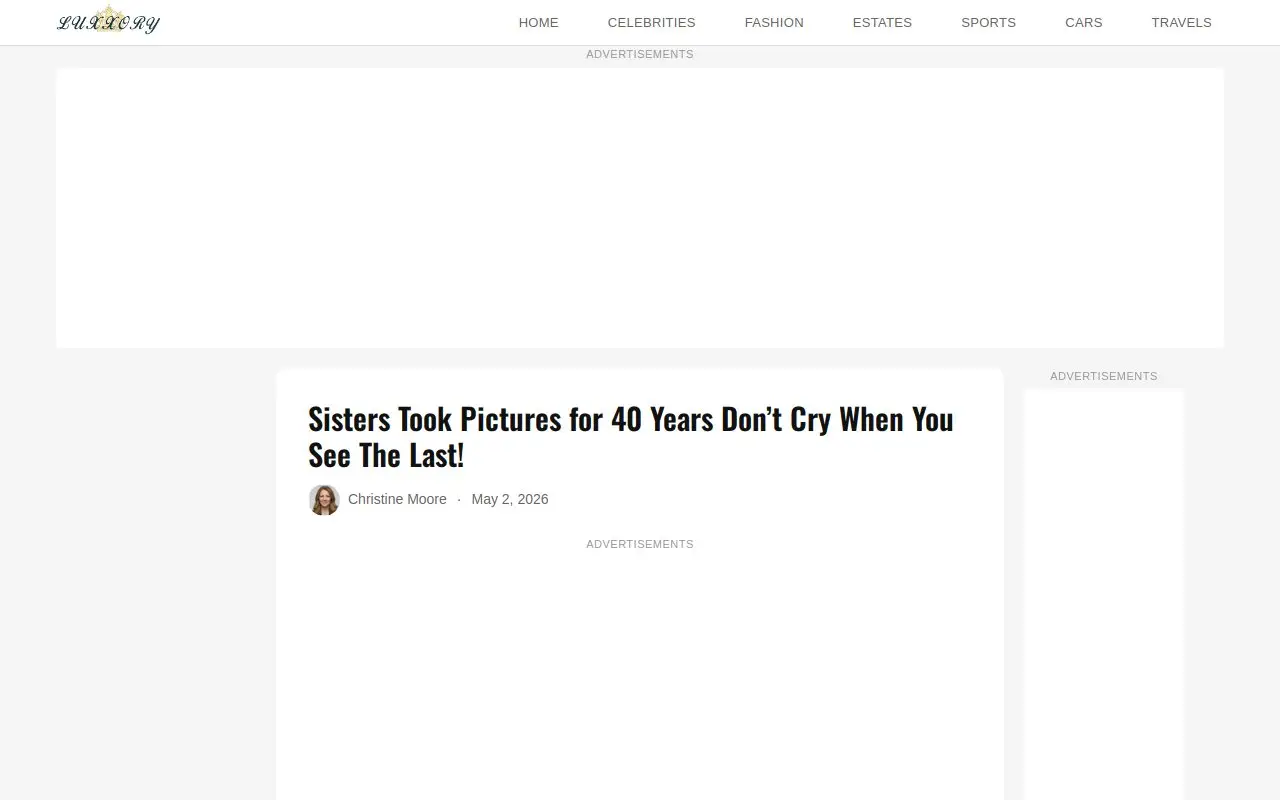 Landing page screenshot