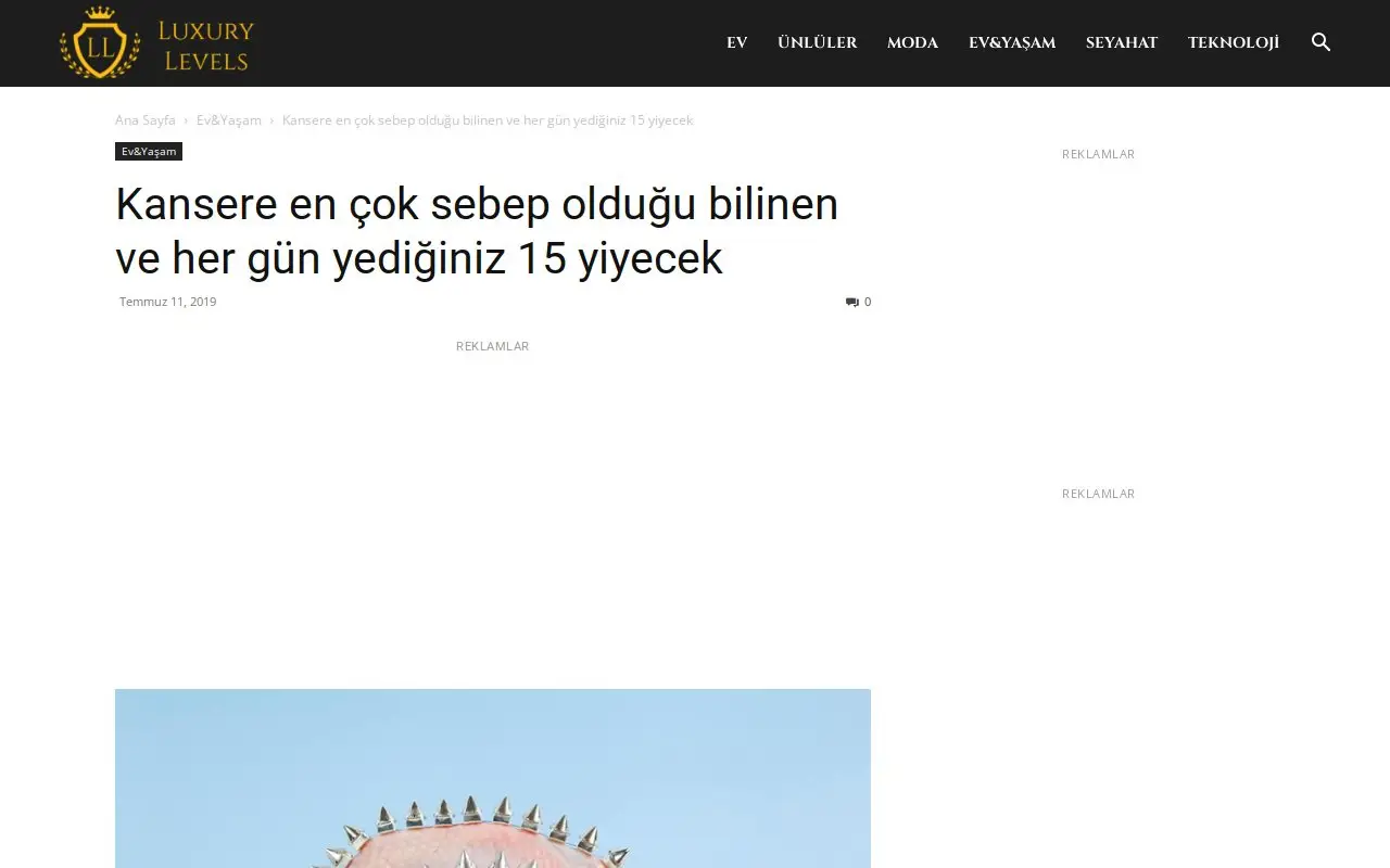 Landing page screenshot