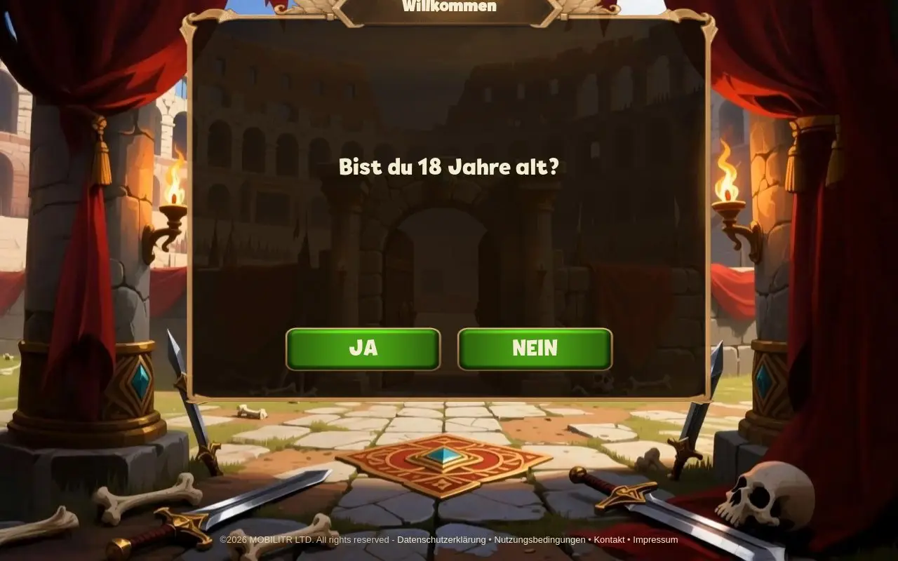 Landing page screenshot