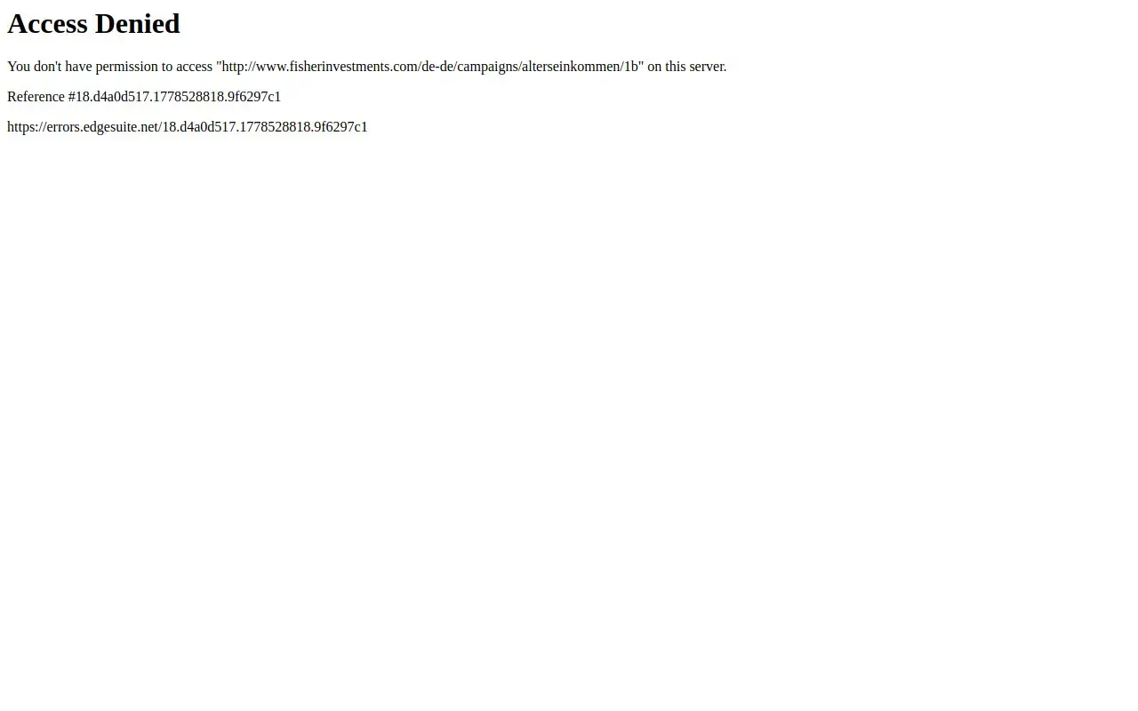 Landing page screenshot