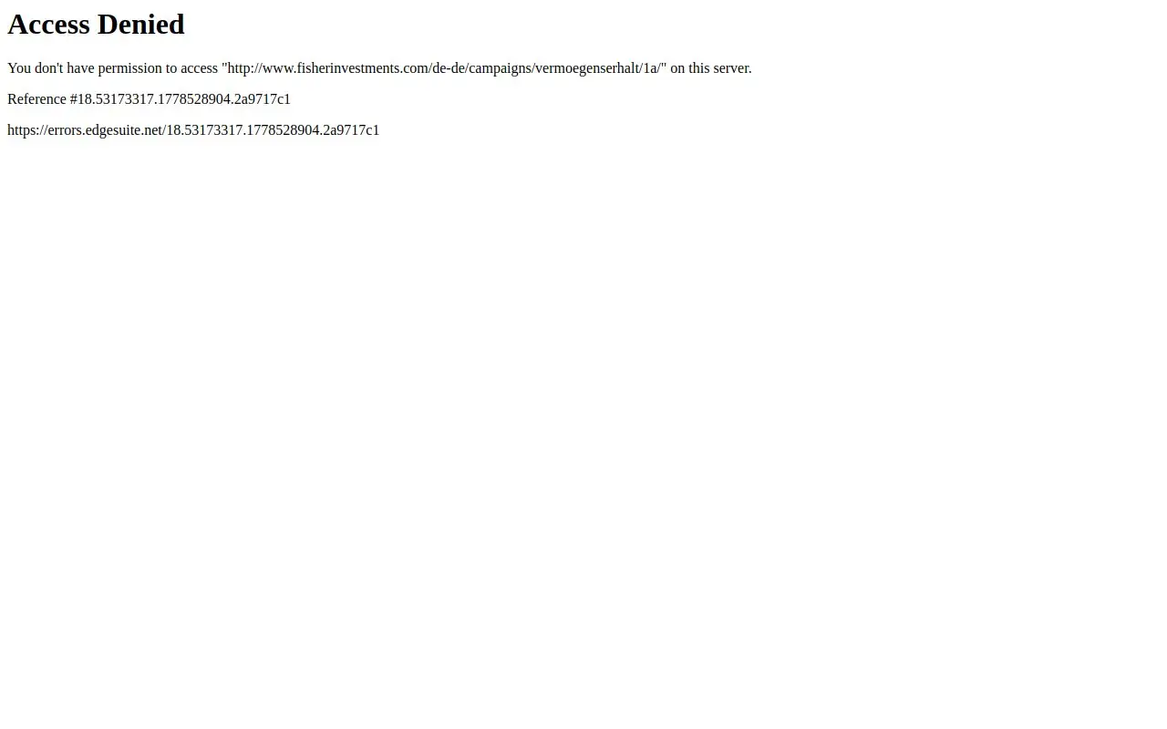Landing page screenshot