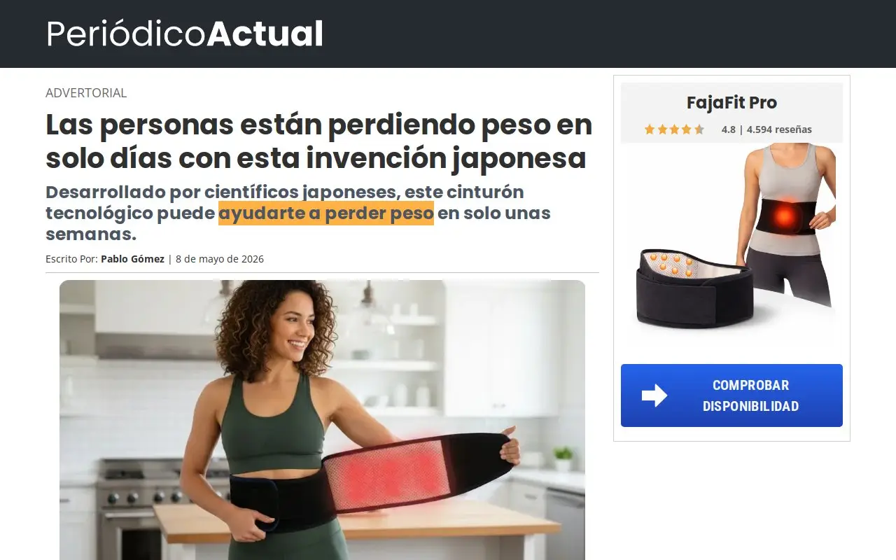 Landing page screenshot