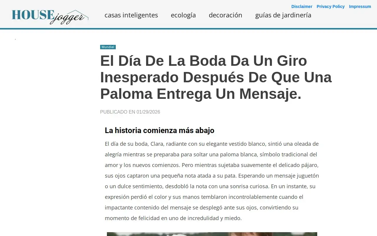 Landing page screenshot