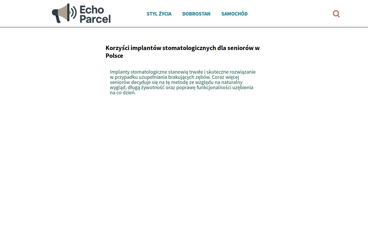 Landing page screenshot