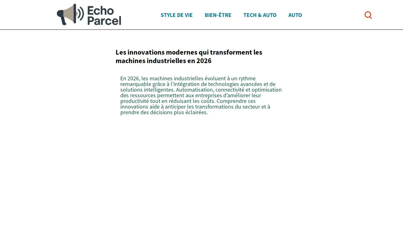 Landing page screenshot