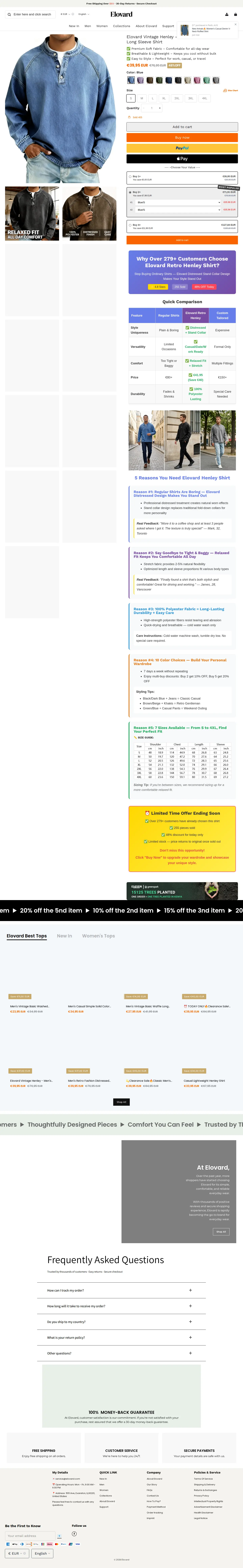 Landing page screenshot