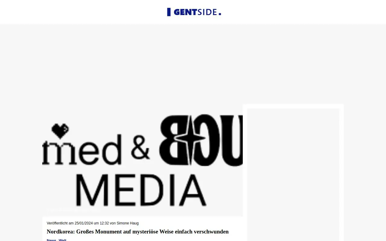 Landing page screenshot