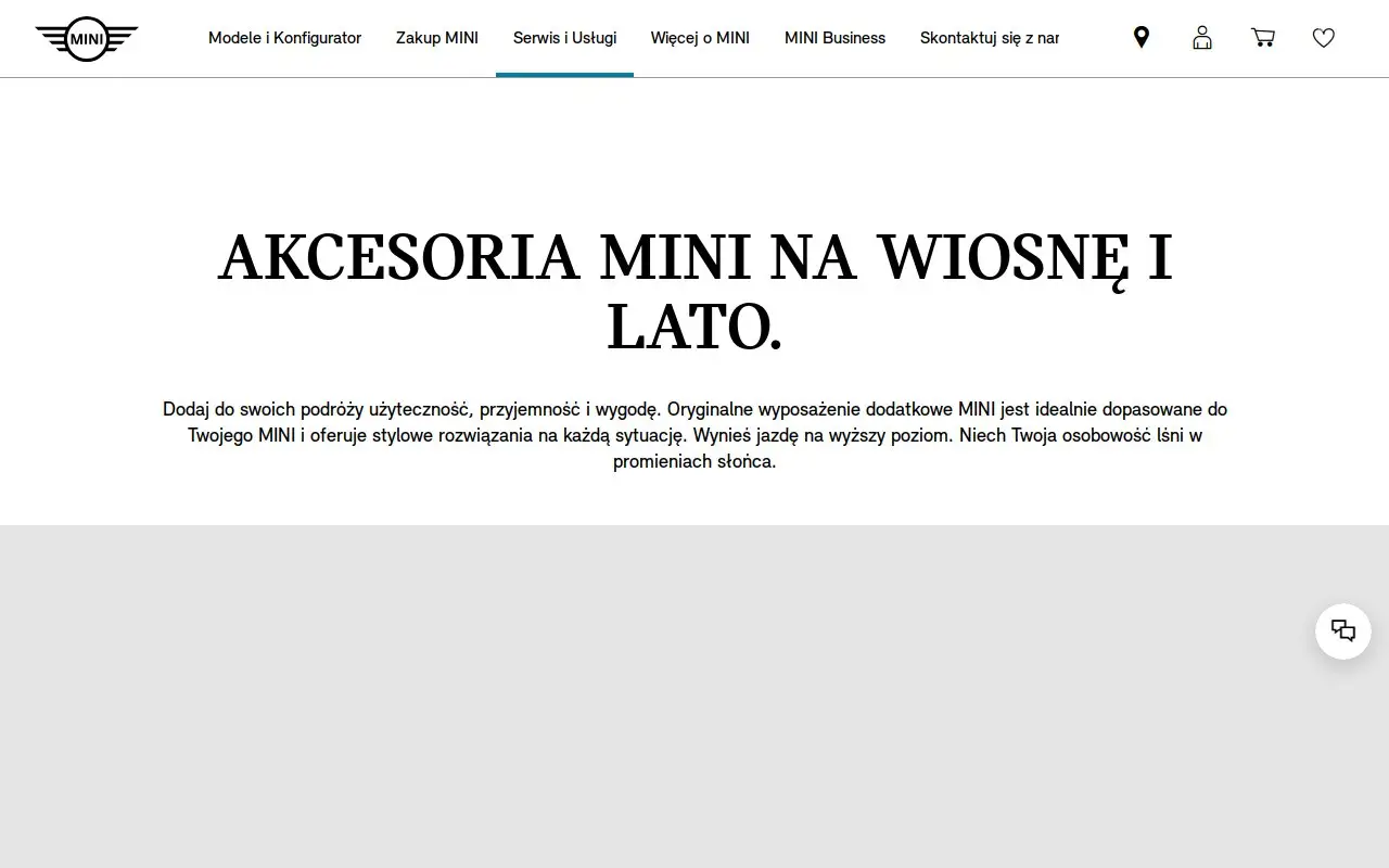 Landing page screenshot