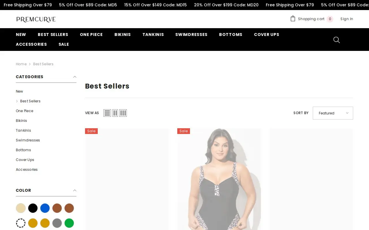 Landing page screenshot