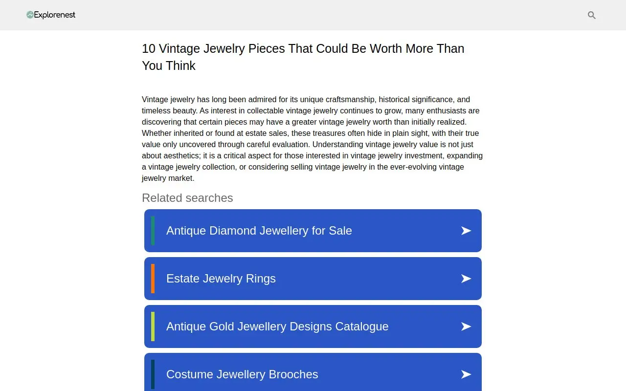 Landing page screenshot