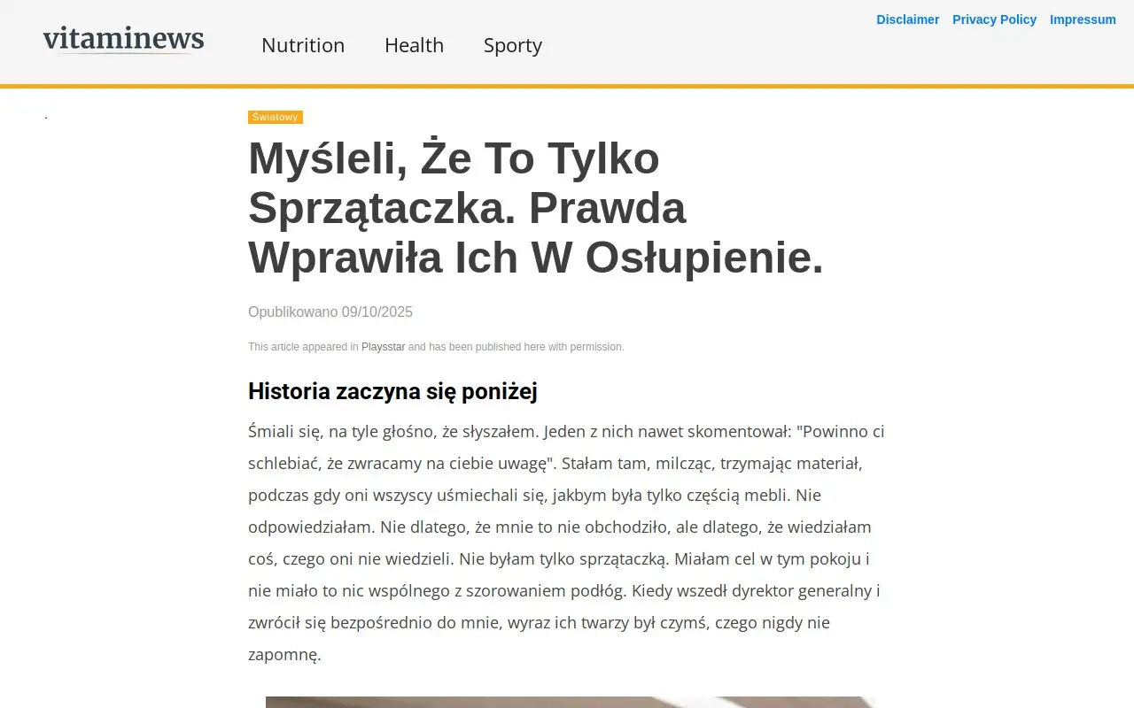 Landing page screenshot