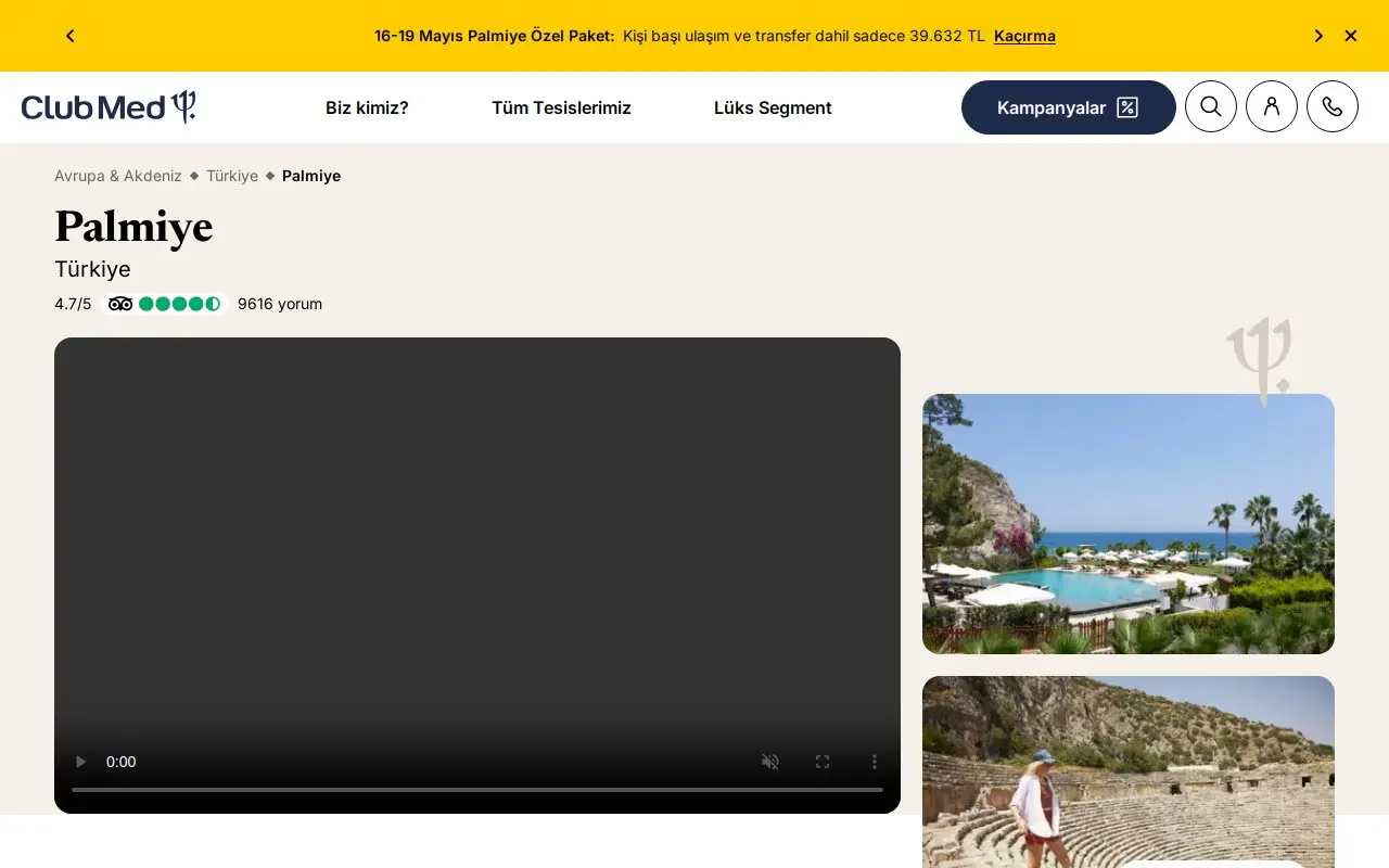 Landing page screenshot