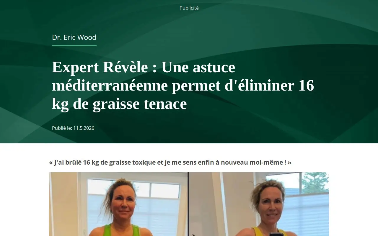 Landing page screenshot