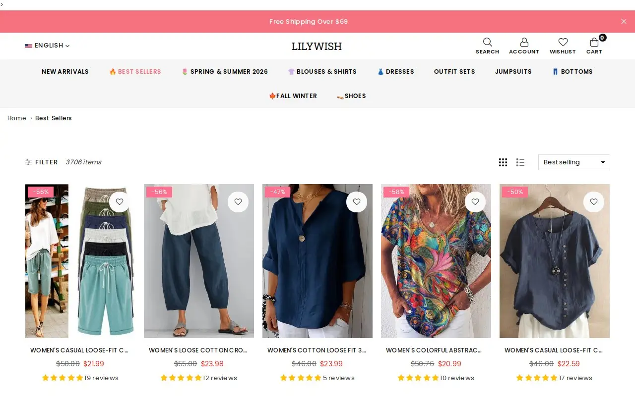 Landing page screenshot