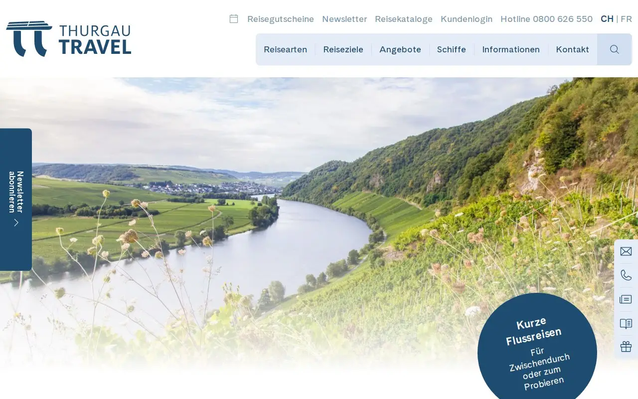 Landing page screenshot