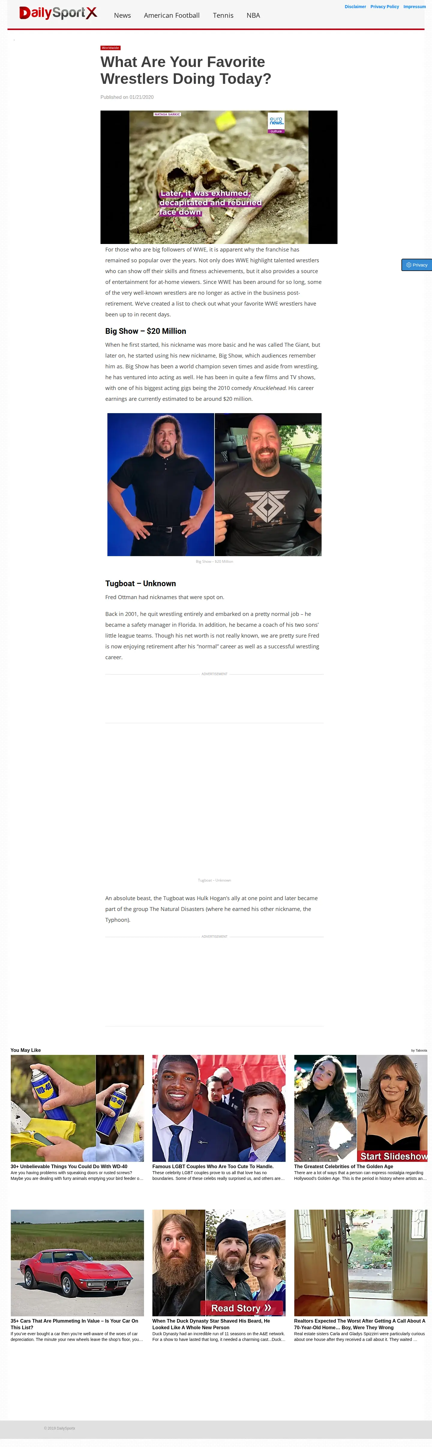 Landing page screenshot