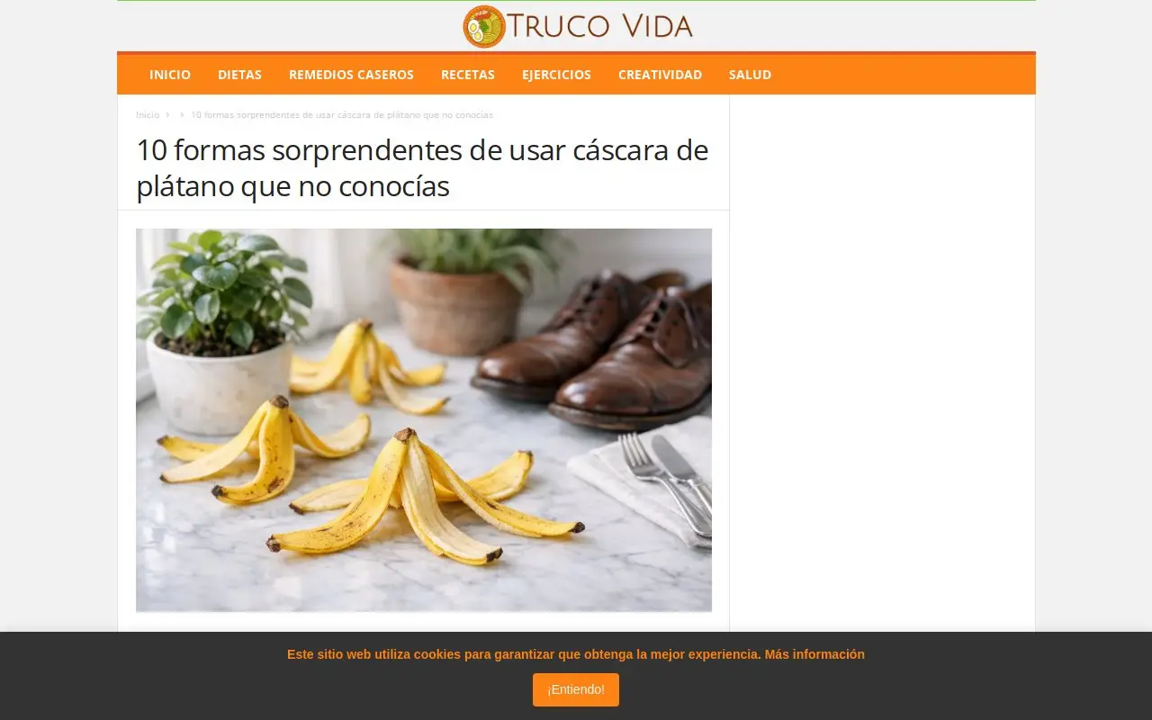Landing page screenshot