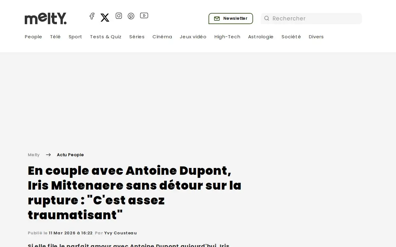 Landing page screenshot