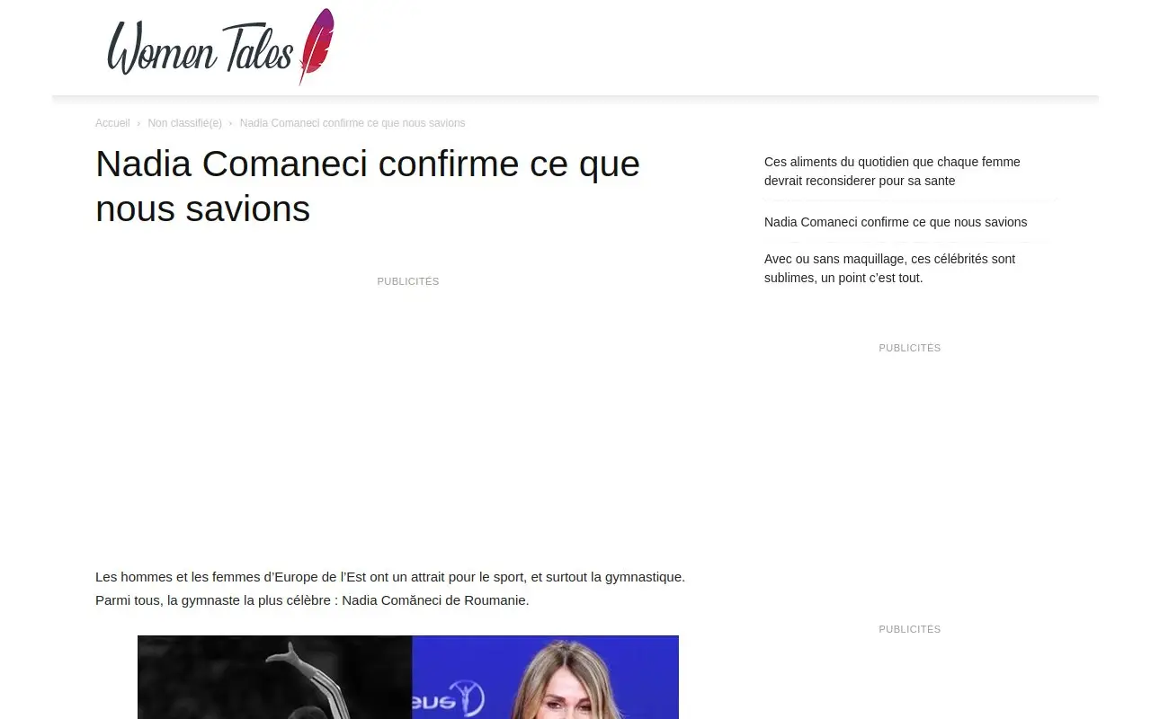Landing page screenshot