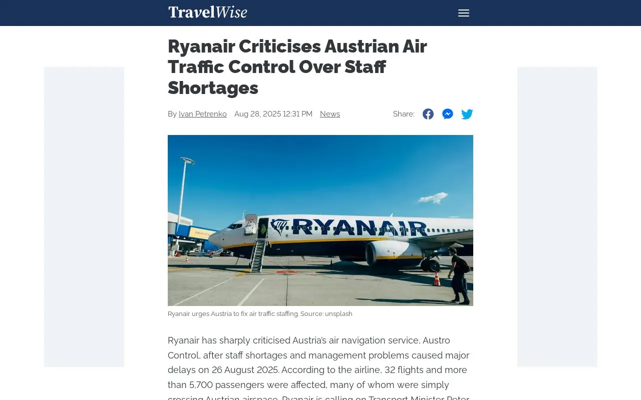 Landing page screenshot