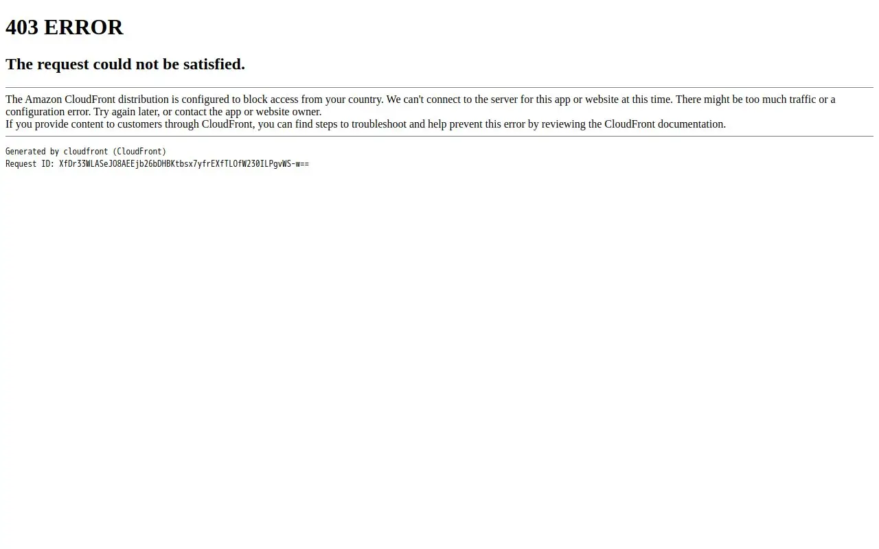 Landing page screenshot