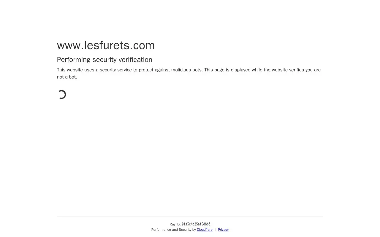 Landing page screenshot