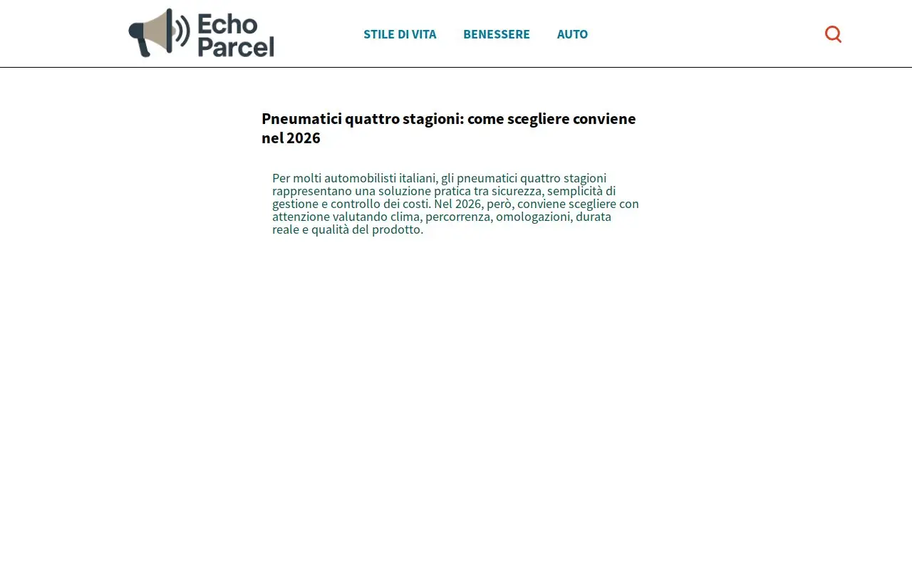Landing page screenshot