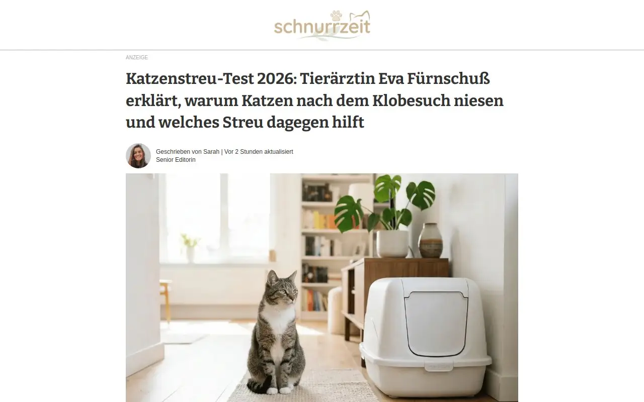 Landing page screenshot