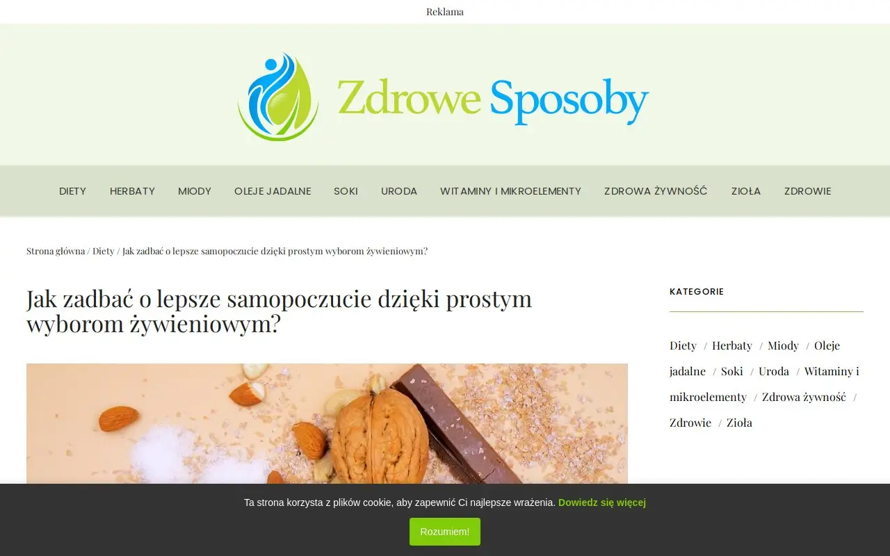 Landing page screenshot