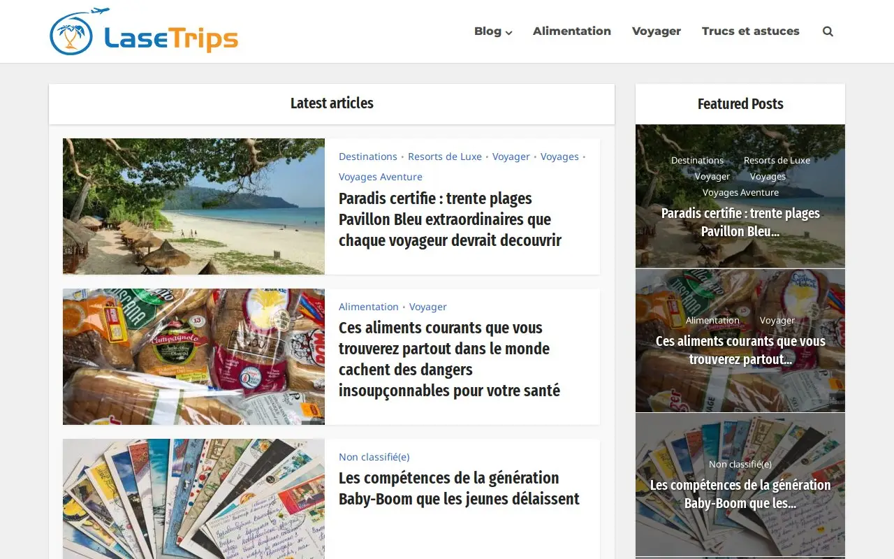 Landing page screenshot
