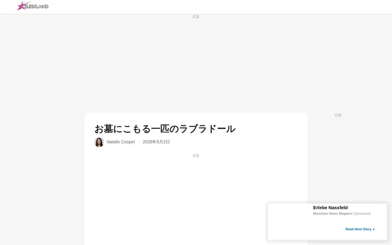 Landing page screenshot