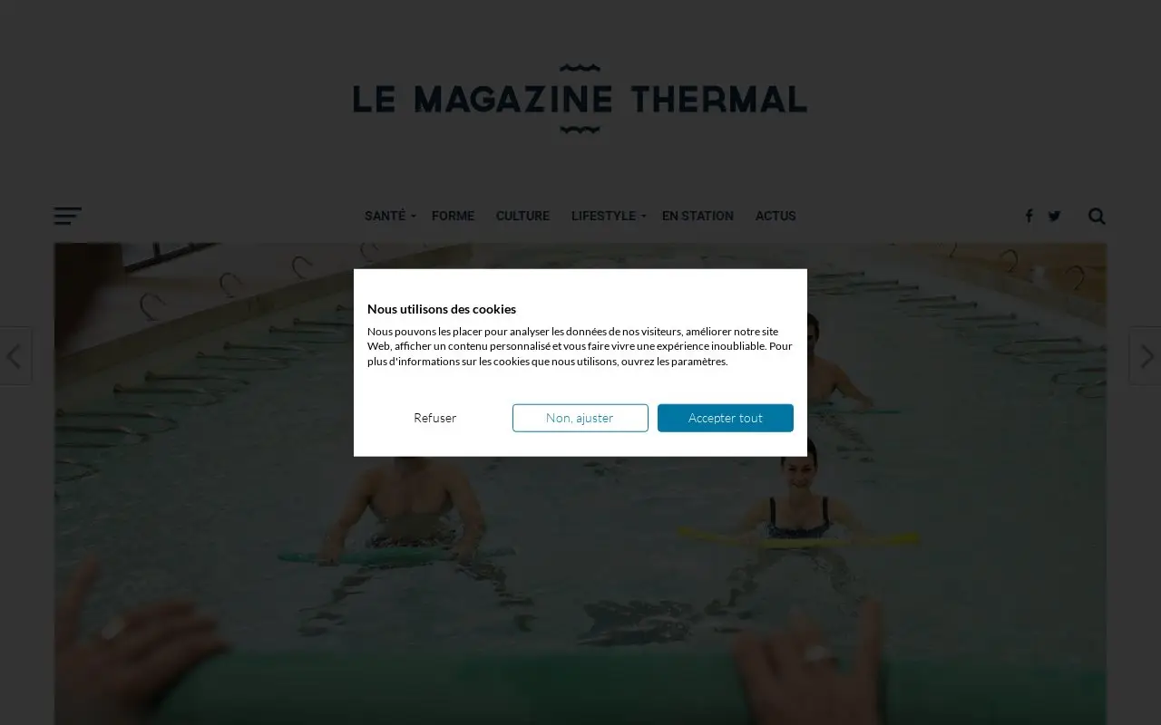 Landing page screenshot