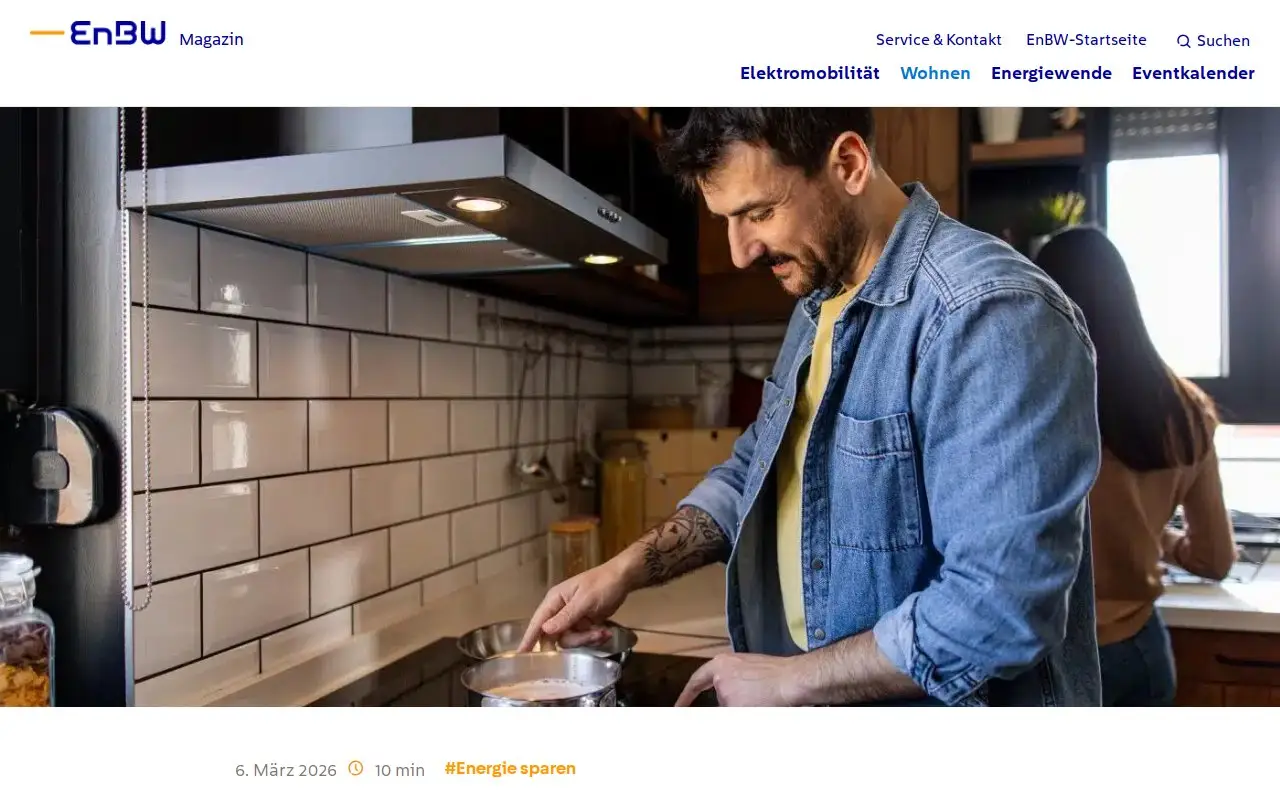 Landing page screenshot