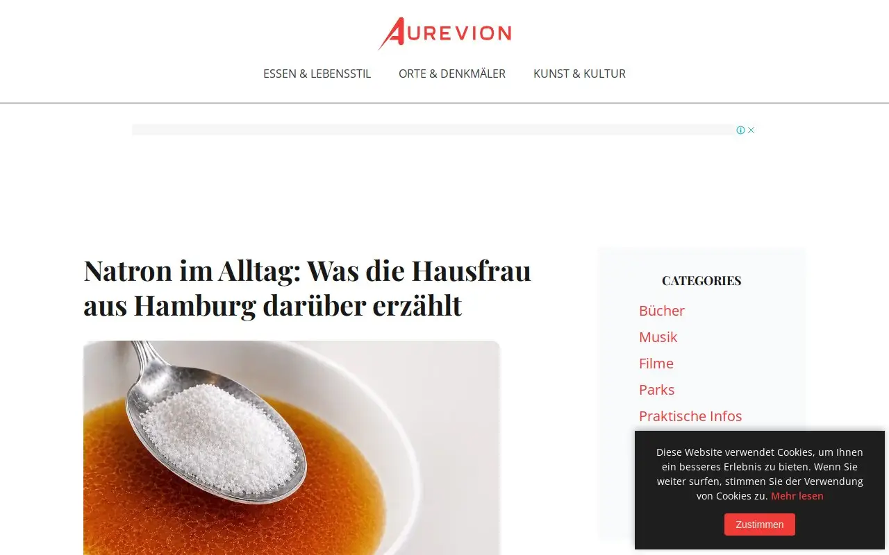 Landing page screenshot
