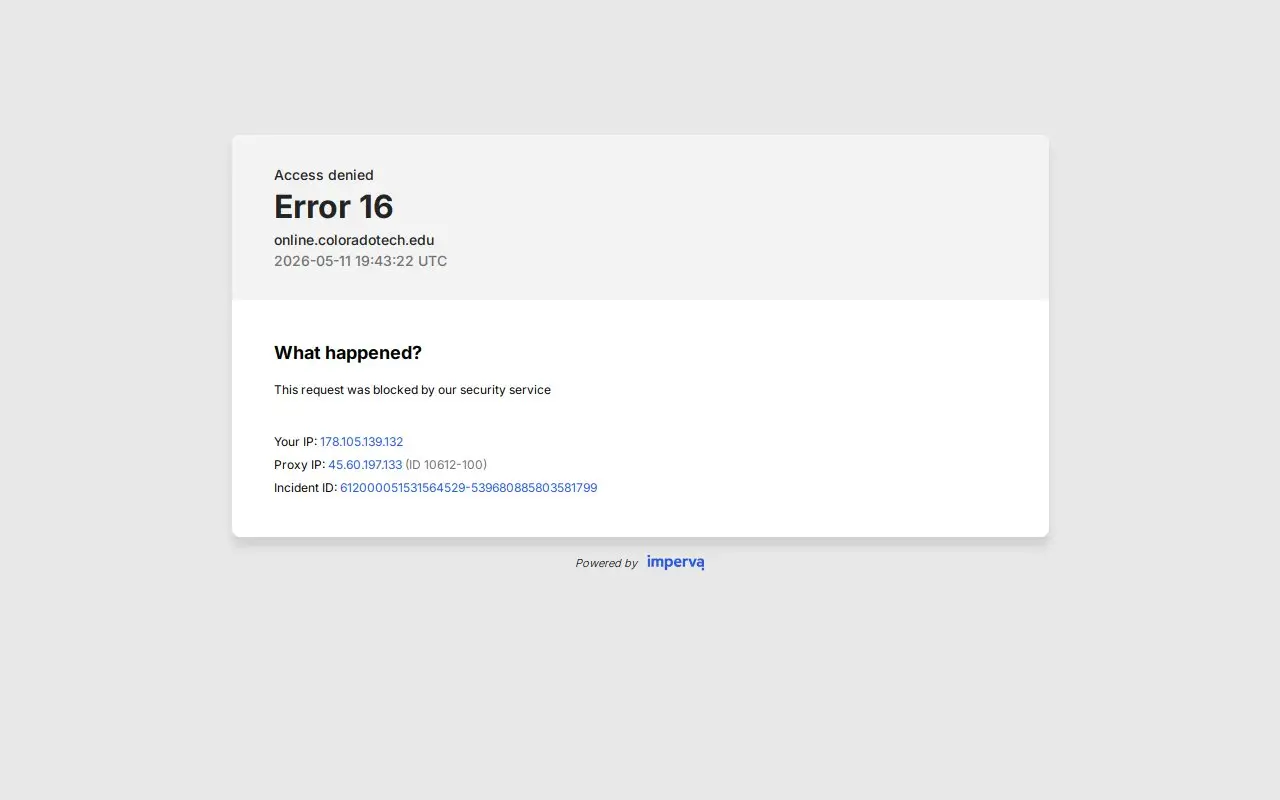 Landing page screenshot