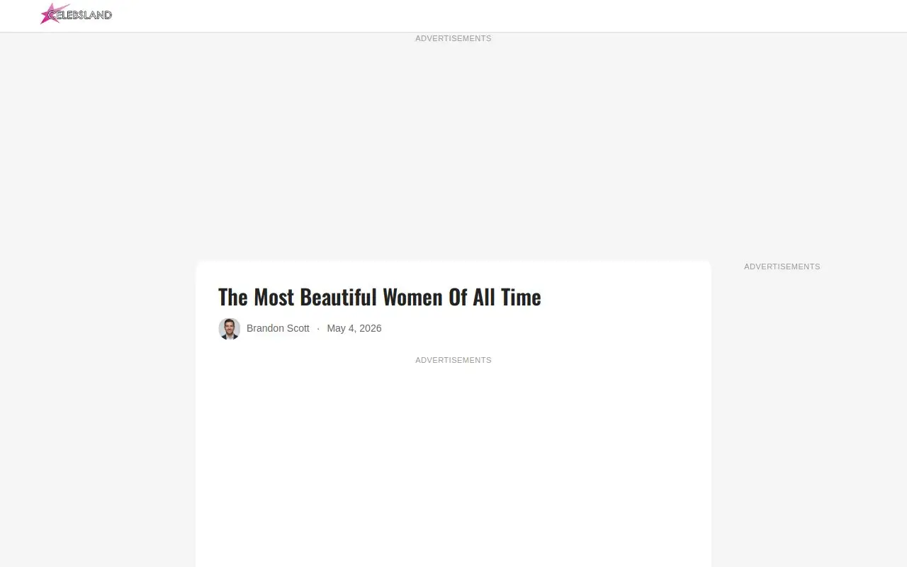 Landing page screenshot